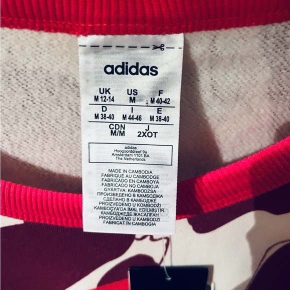 NWT Adidas Zoe Saldana Crewneck Sweatshirt - Picture 9 of 9